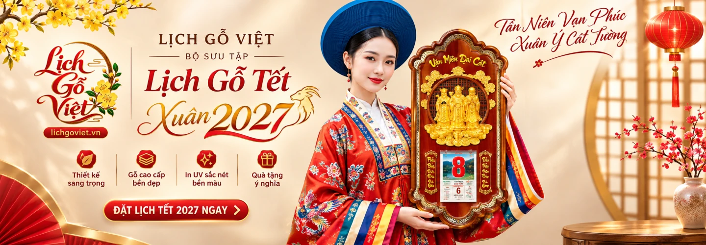 BANNER LỊCH GỖ VIỆT