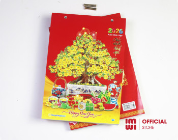 Các mẫu bloc lịch đại đặc biệt 17x24 mới nhất năm 2026