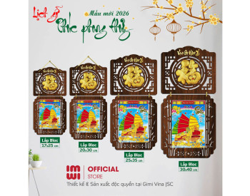 Lịch gỗ chữ Phúc 2026: 7 lý do doanh nghiệp chọn làm quà Tết