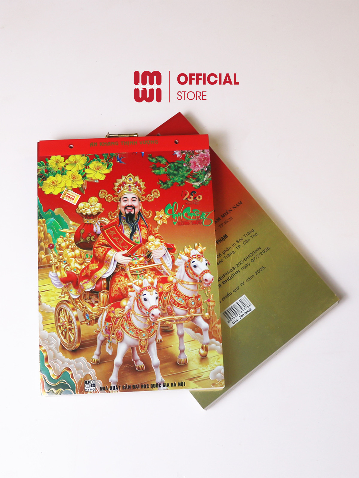 Bloc lịch 2026 LGV262030 Khổ siêu đại - Kích thước 20x30cm