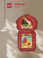 Lịch gỗ treo tường Công Giáo Đức Mẹ Maria bế chúa Giêsu LGV26704