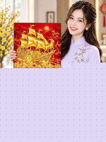 Lịch gỗ treo tường 2027 Kim Dương Thuận Phong 40x60cm LGV27T4-35