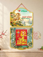 Lịch gỗ 2 thân VPBank 2027 – Nhịp sống thịnh vượng
