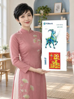 Lịch gỗ Ngân hàng PGBank năm 2027 – Khơi Dòng Đổi Mới 30x60cm