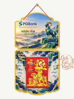 Lịch gỗ 2 thân PGBank 2027 – Vươn tầm khởi sắc
