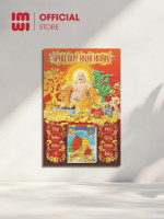 Lịch gỗ treo tường 40x60cm Phật Di Lặc - Phú Quý Khai Xuân LGV26426