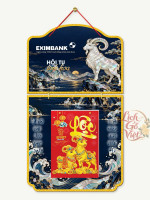 Lịch gỗ 2 thân Eximbank 2027 – Hội tụ tinh hoa