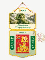 Lịch gỗ 2 thân OCB 2027 – Ươm mầm xanh