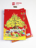 Bloc lịch 2026 LGV261724 Khổ đại đặc biệt - Kích thước 17x24cm