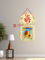 Lịch gỗ treo tường LGVSE01 chữ Cung Chúc Tân Xuân