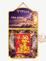 Lịch gỗ 2 thân TPBank 2027 – Tỏa sáng ngày mai