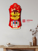 Lịch gỗ phong thuỷ mã đáo thành công LGV26102