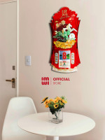 Lịch gỗ phong thuỷ mã đáo thành công LGV26104