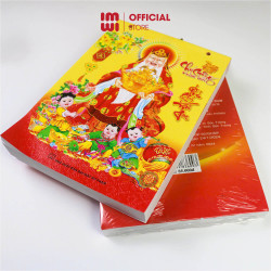 Bloc lịch 2025 LGV251319 Khổ đại lỡ - Kích thước 13x19cm