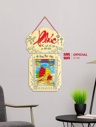 Lịch gỗ treo tường chữ Phúc LGV2510