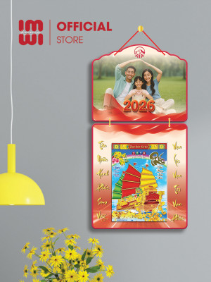 Lịch gỗ treo tường quà tặng Bảo hiểm AIA