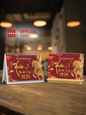 Lịch để bàn Ngân Hàng Agribank LGVB013