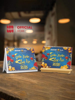 Lịch để bàn Ngân Hàng Bảo Việt Bank LGVB017