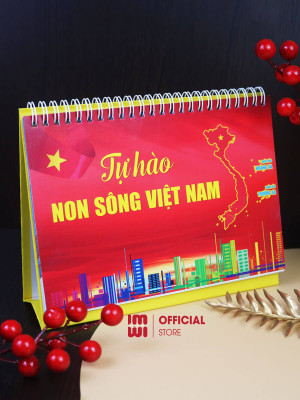 Lịch Để Bàn Chữ A 2025 - Tự Hào Non Sông Việt Nam LGVB07
