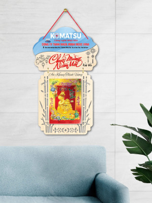 Lịch gỗ in tên doanh nghiệp Nhựa Minh Ngọc Vina