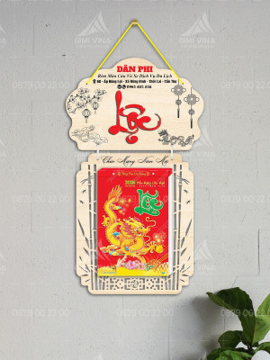 Lịch gỗ in tên doanh nghiệp Dân Phi