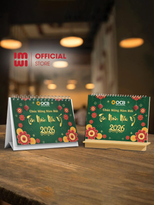 Lịch để bàn Ngân Hàng OCB LGVB015