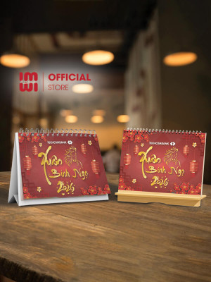 Lịch để bàn Ngân Hàng Techcombank LGVB014